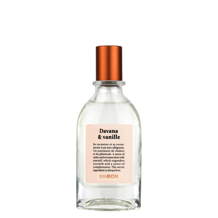 Davana et Vanille - Eau de Cologne 50 ml