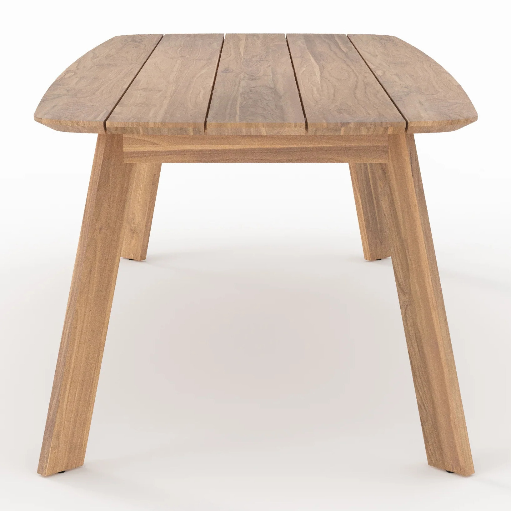 Table de jardin en bois de teck recyclé 10 personnes - Lumo