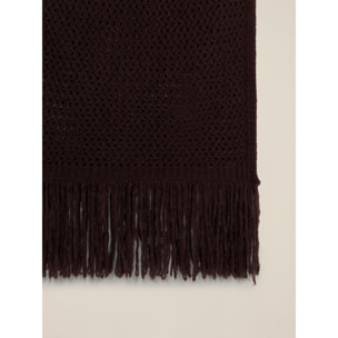 Oltre - Bufanda de punto mezcla de lana - Marrón