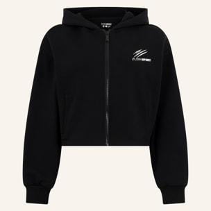 PLEIN SPORT Zip Hoodie Icon Scratch