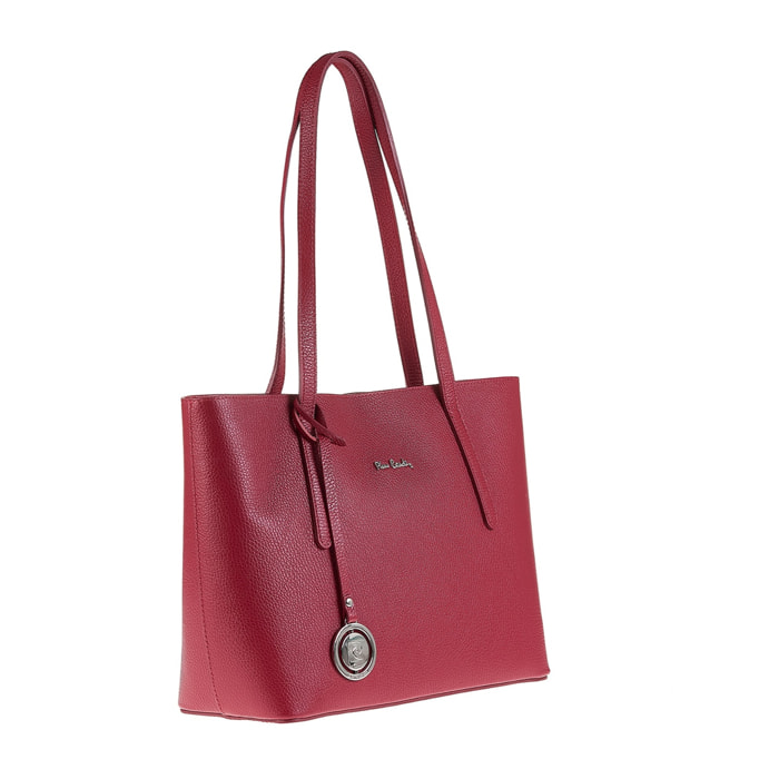 Borsa a spalla da donna Made in Italy - Modello Elowen Lux - 100% pelle - 38.0 x 25.5 x 12.5 cm