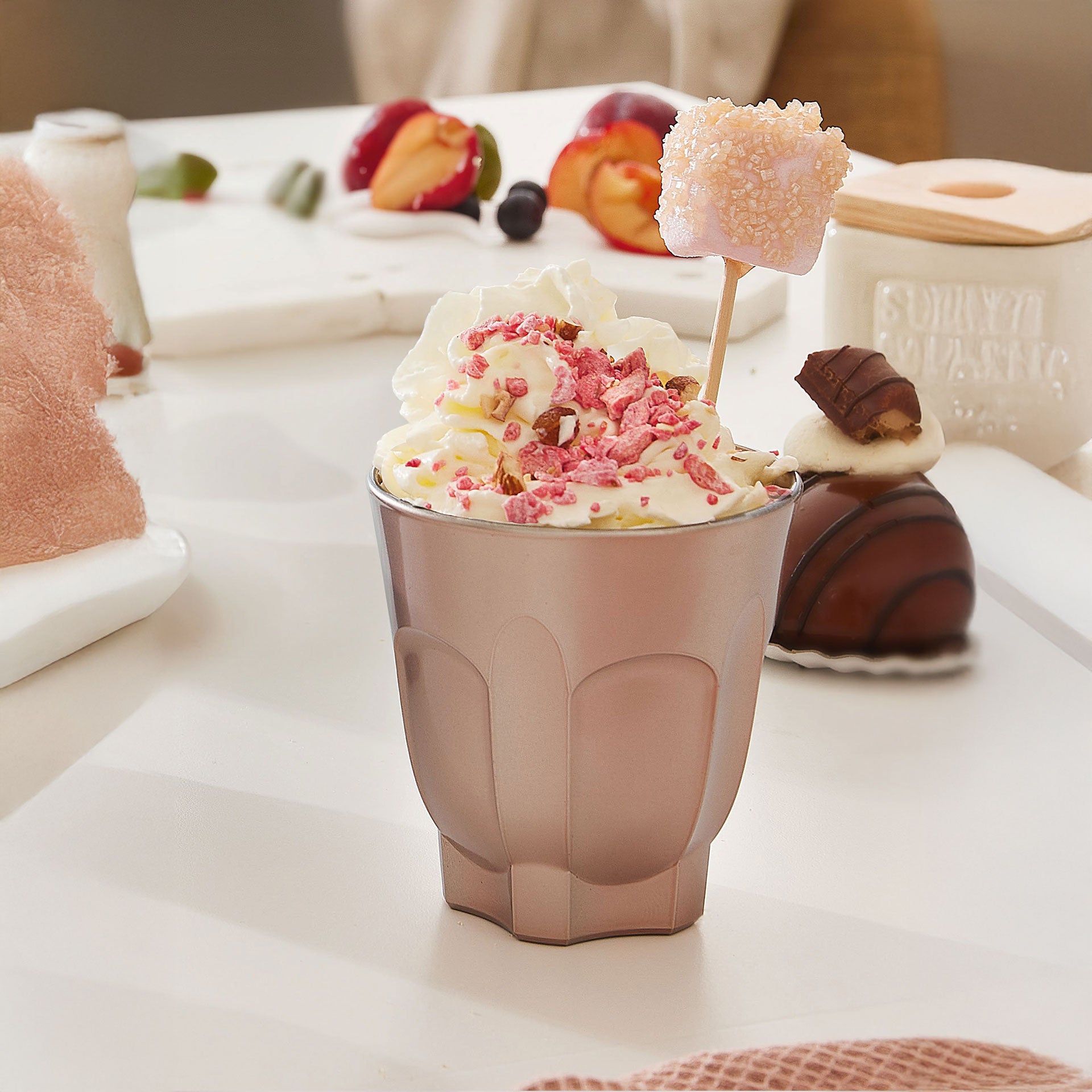 6 tasses 24 cl dorées - Flash Colors - Luminarc