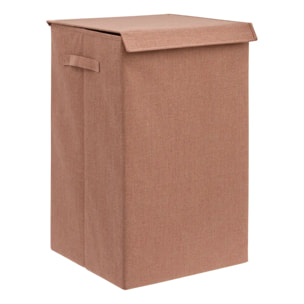 Corbeille à linge Colorama rectangulaire pliable 74L rose