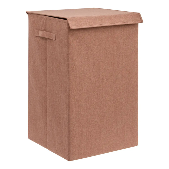 Corbeille à linge Colorama rectangulaire pliable 74L rose