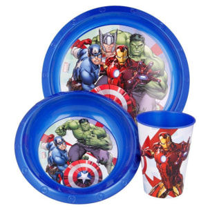 Set pranzo 3 pezzi Marvel Avengers Lui Avengers Blu