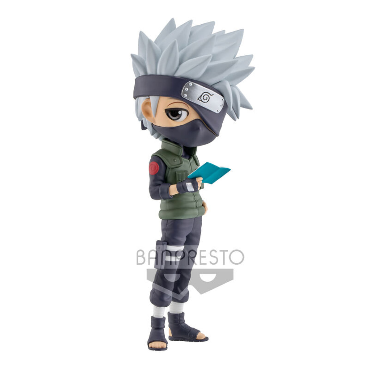 Naruto Shippuden Hatake Kakashi Ver. A Q Posket Figura 15cm Banpresto