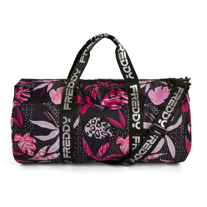 Borsa palestra stile duffle bag fantasia tropical