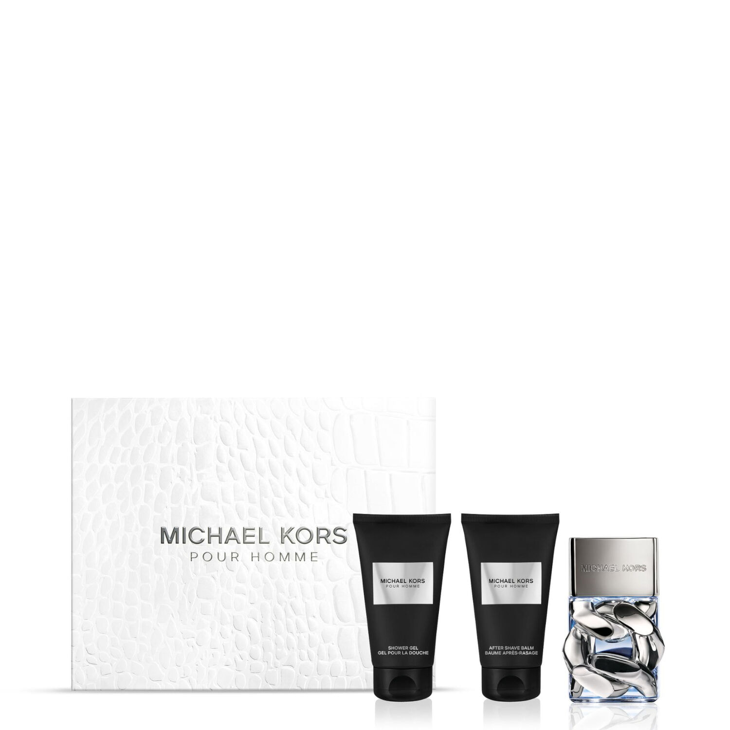 Mickael Kors Pour Homme - Coffret Eau de parfum 50ml, Gel douche & Baume après-rasage 50ml