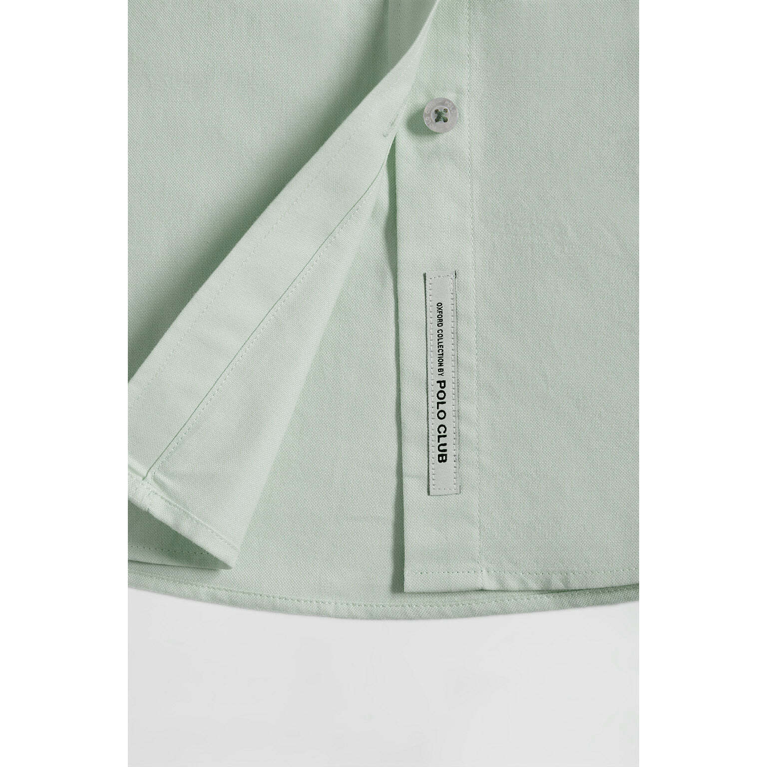 Camisa Oxford Regular fit verde jade con logo Rigby Go