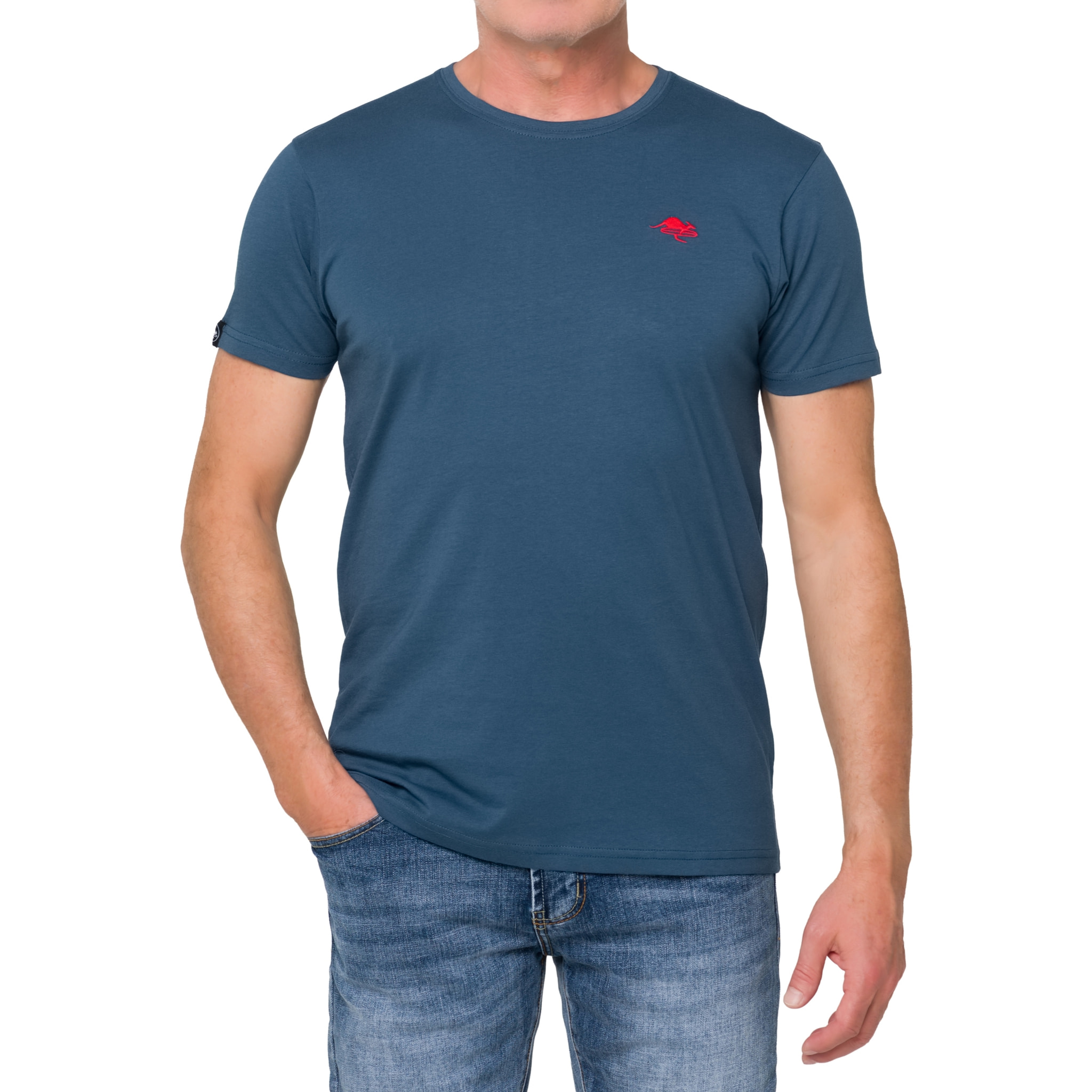 T-shirt MISTRAL 100% cotone blu indigo