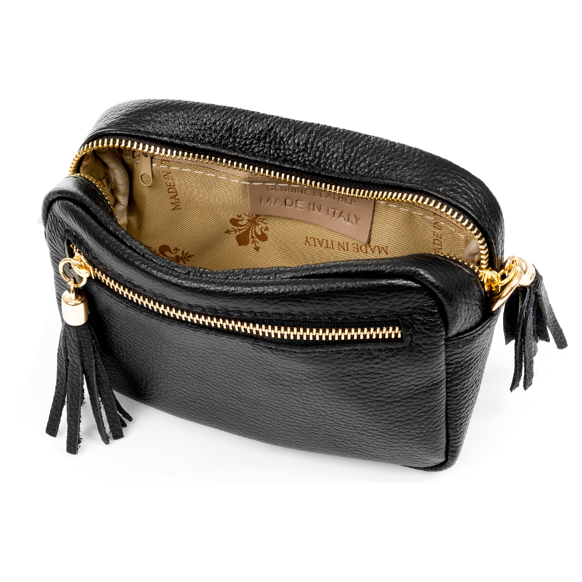 Delfina Borsa a tracolla Donna.Pelle autentica Dollaro