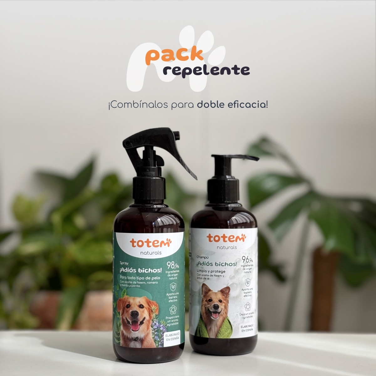 Champú Natural para Perros – Limpieza Suave y Profunda, Hidrata y Protege el Pelaje, Aroma Agradable, Ideal para Todo Tipo de Razas