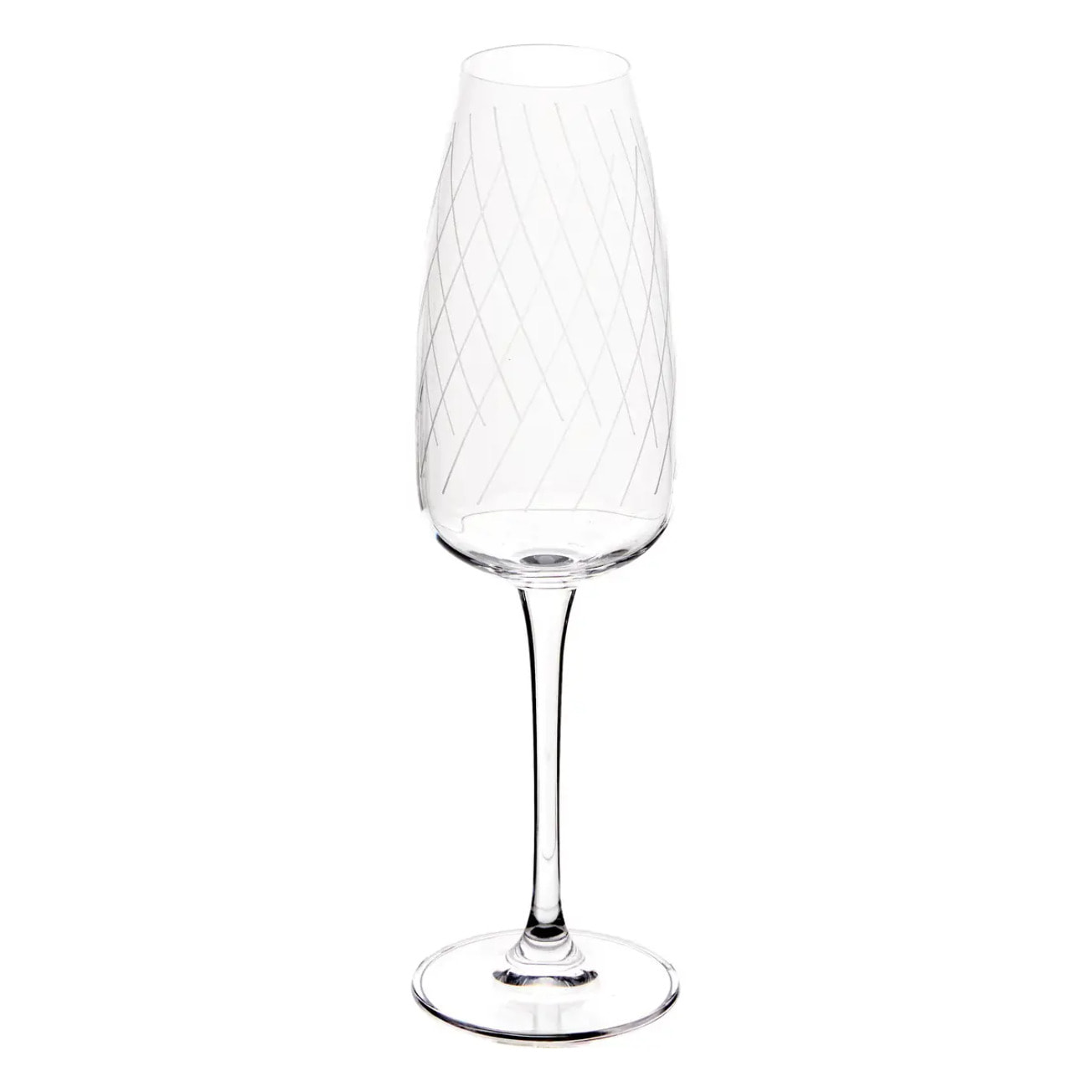 4 flûtes transparent D7xL24,9cm