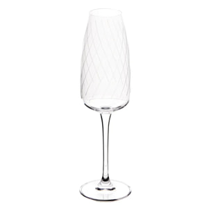 4 flûtes transparent D7xL24,9cm