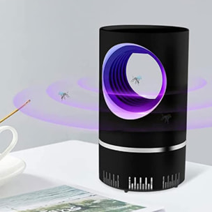 Well Home Lámpara Matamosquitos con Ventilador y Cable USB, Tamaño Ø9,6x16,4cm