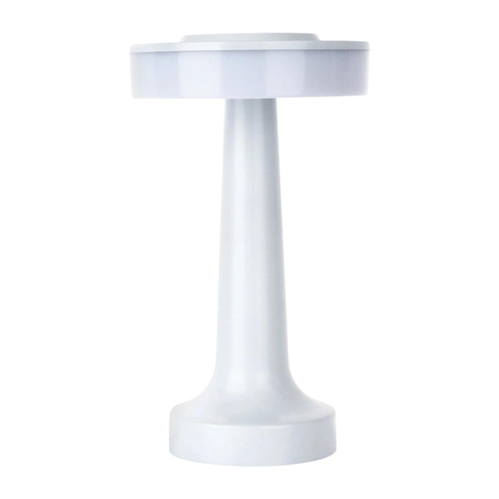 Well Home Lámpara de Mesa LED con control Táctil y batería recargable con 120 lúmenes Ø12x19,5cm