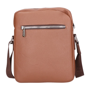 Borsa a tracolla uomo - Modello False - 100% pelle PU - 20.0 x 25.0 x 10.0 cm