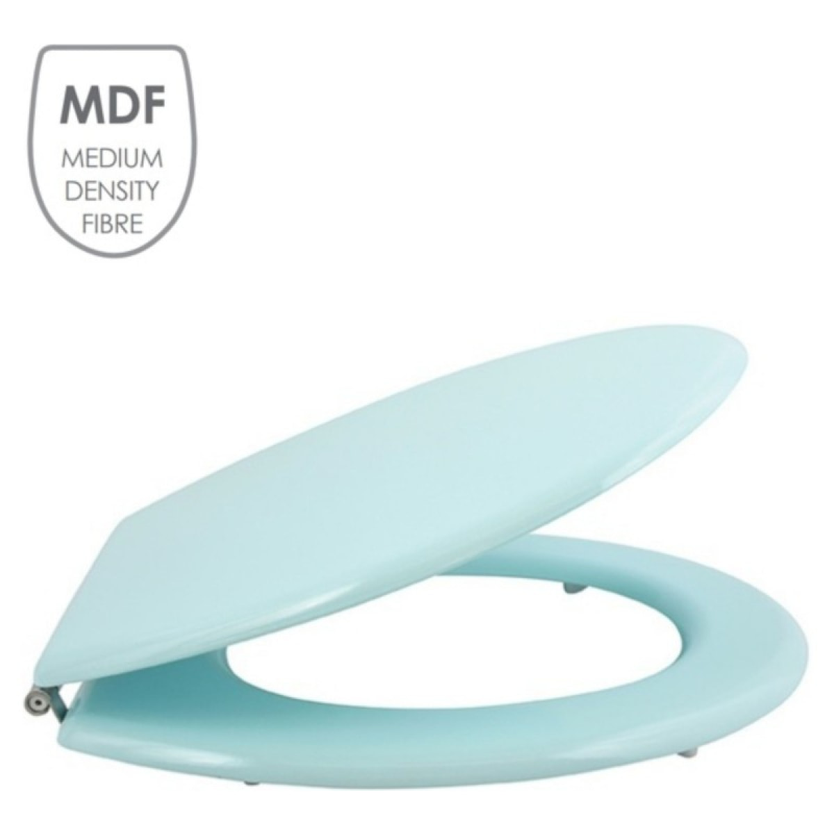 Abattant wc MDF CLEO Vert Poudré - Charnières en Inox MSV