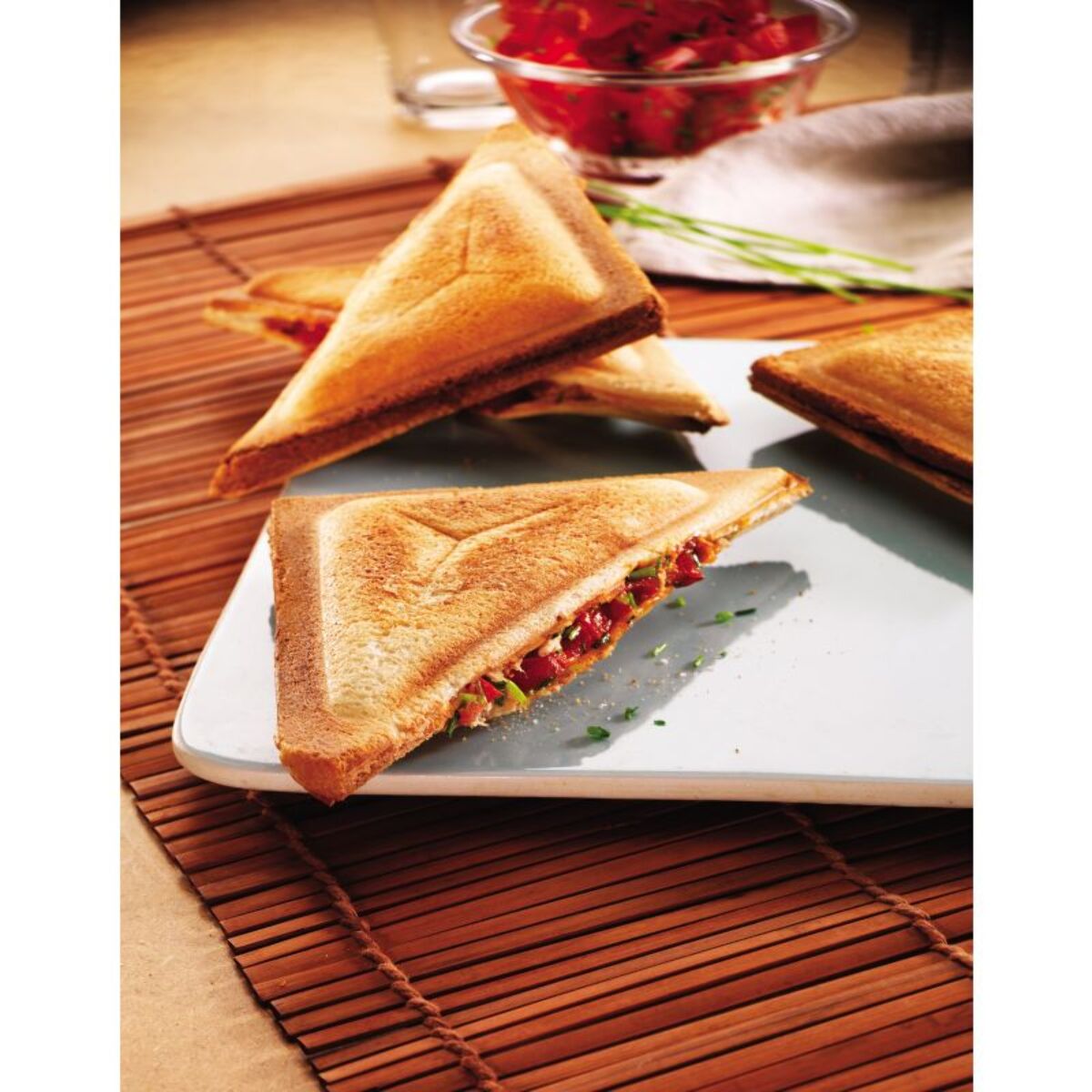 Plaque TEFAL XA800212 - triangle snack collection