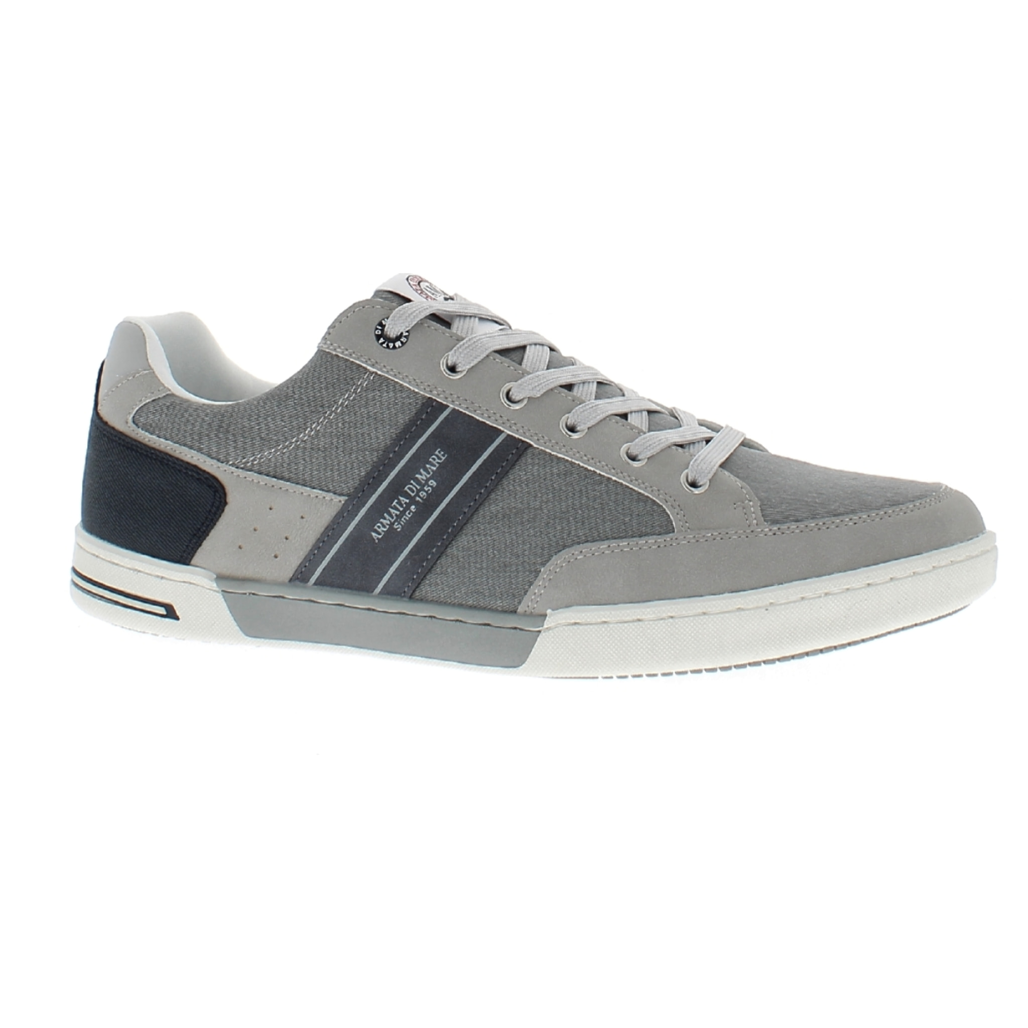 Armata di Mare Scarpe Uomo Sneakers Casual Stringate con Soletta Rimovibile in Memory Foam AMU S24M527 Grey