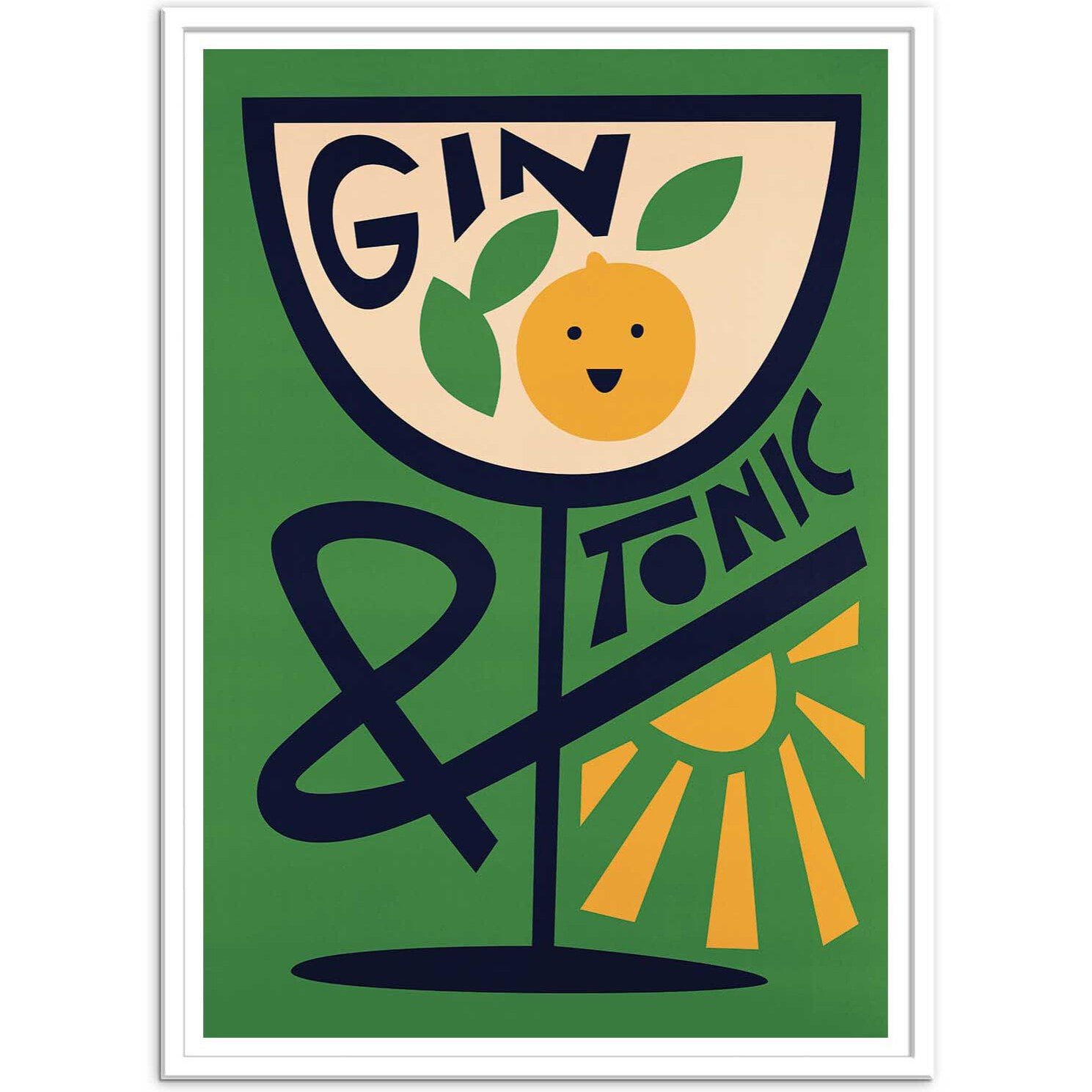 Affiche - Gin Tonic - Fox and Velvet