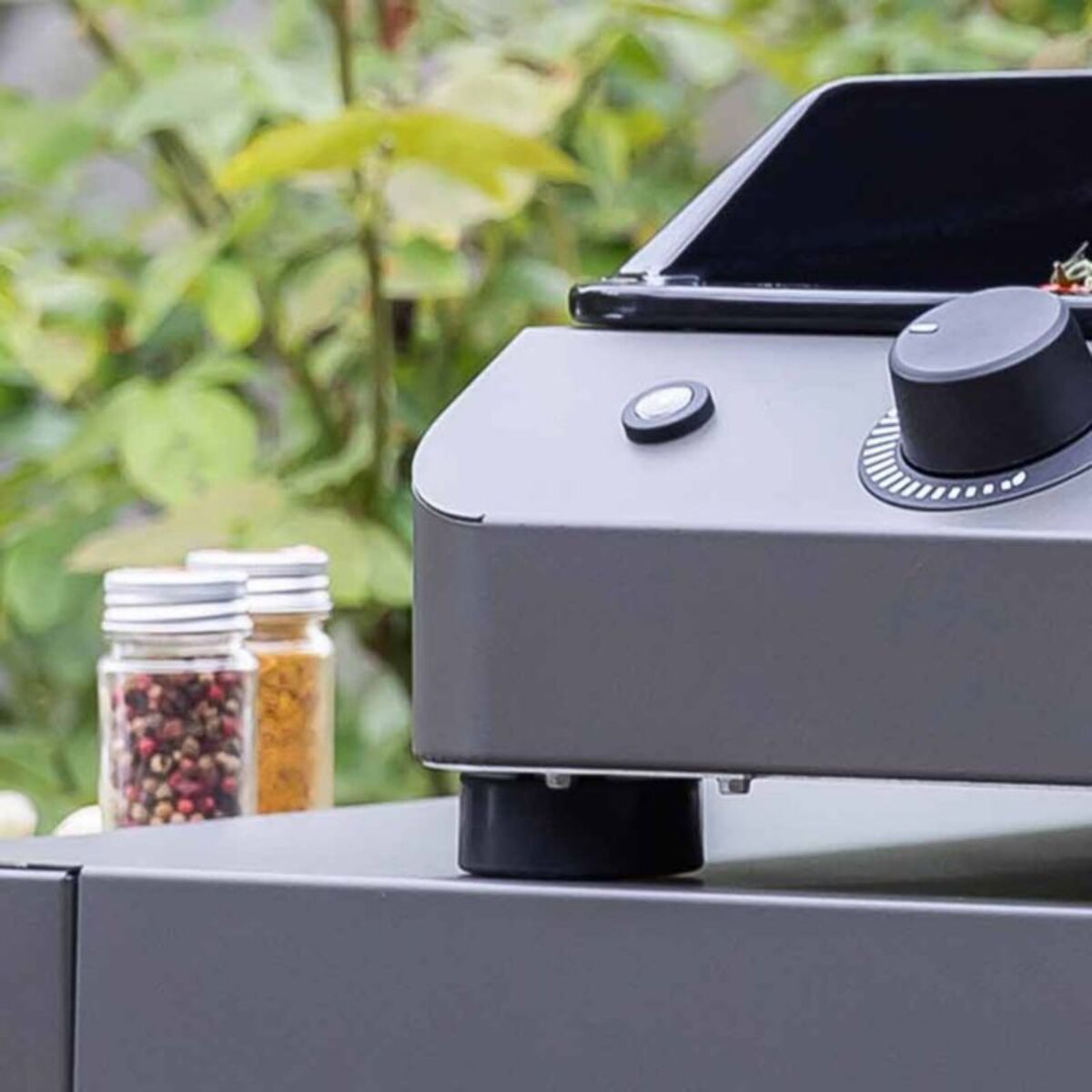 Plancha gaz ENO Fusion 60 Grise 2 brûleurs à poser, 57x39 cm