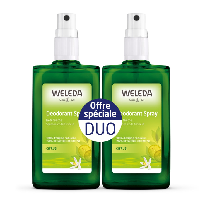 WELEDA - Duo Déodorant au Citrus - 2x100 ml