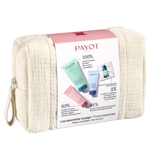Essentiels Voyage - Coffret Gel Nettoyant Moussant Purifiant 50 ml + 3 Produits