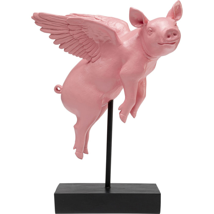 Déco cochon volant rose Kare Design