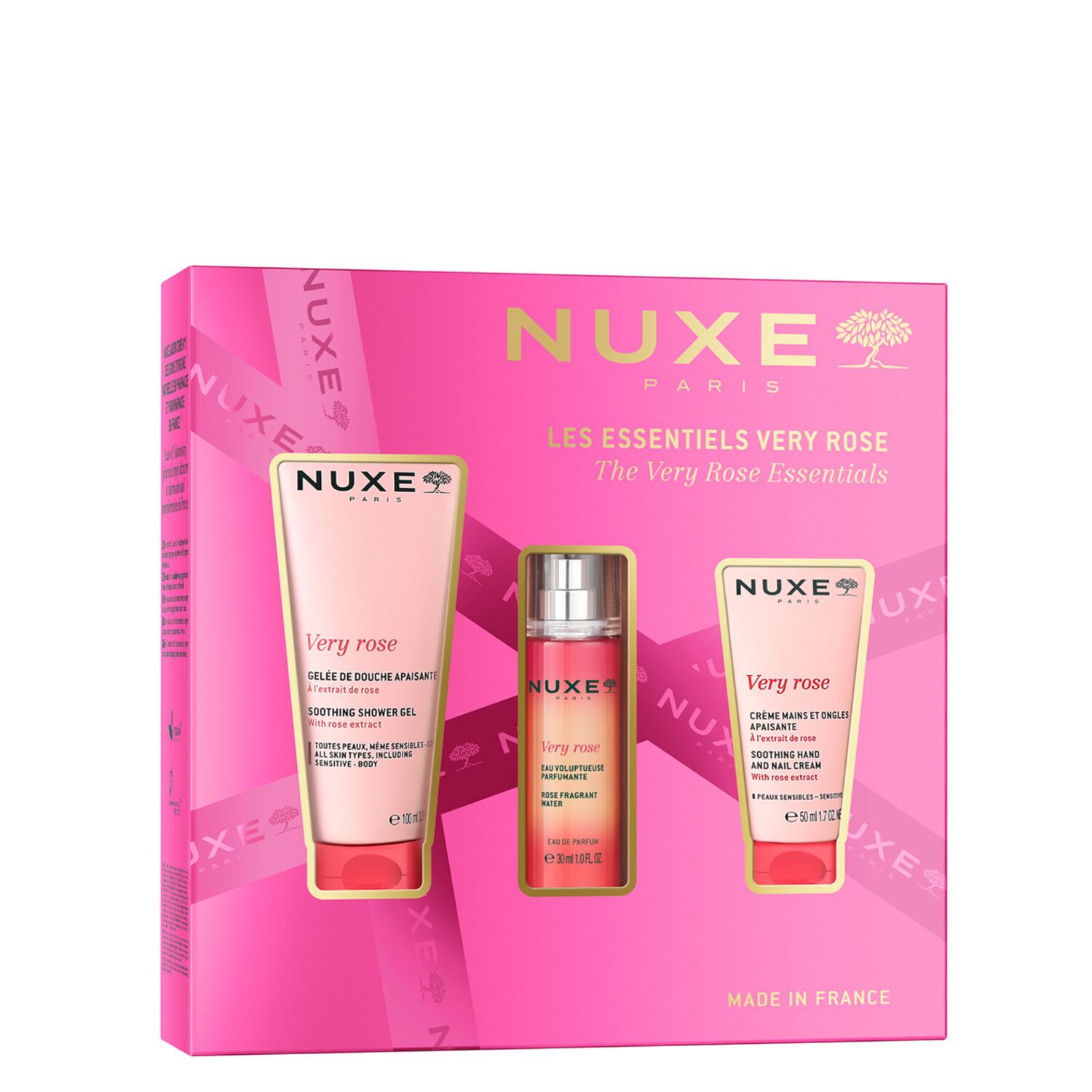 Very Rose - Coffret Gelée de douche apaisante 100ml + 2 Produits