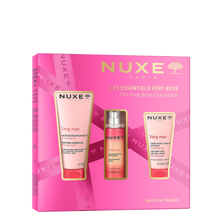 Very Rose - Coffret Gelée de douche apaisante 100ml + 2 Produits