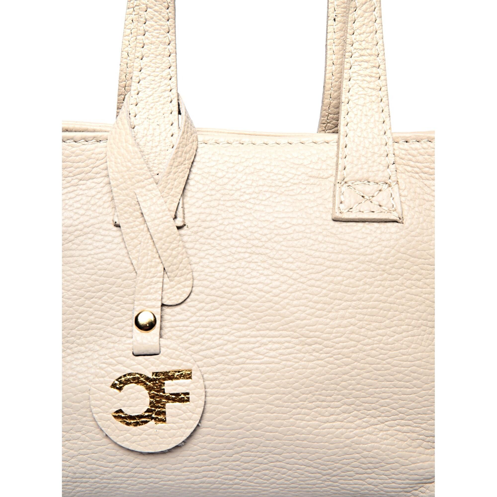 Borsa a mano Carla Ferreri Beige