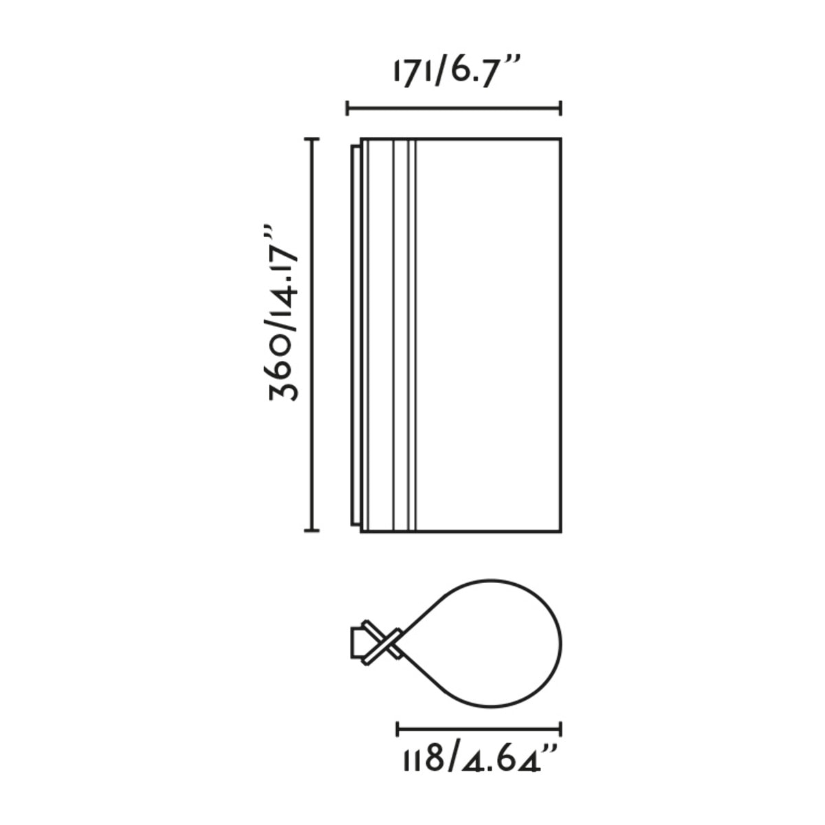 CATA 360 Applique noyer