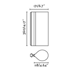 CATA 360 Applique noyer