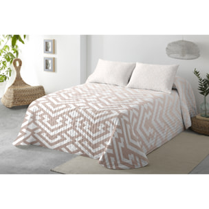 COLCHA SUAVE REVERSIBLE DN TRIANA ORO