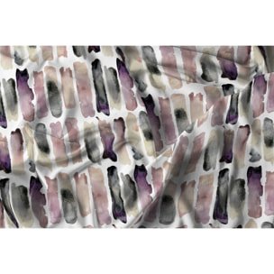 PARURE COPRIPIUMINO MATRIMONIALE WATERCOLOR STAMPA DIGITALE -100% cotone Made in Italy