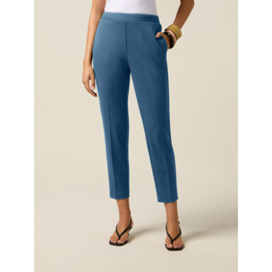 Oltre - Pantaloni a sigaretta - Azzurro