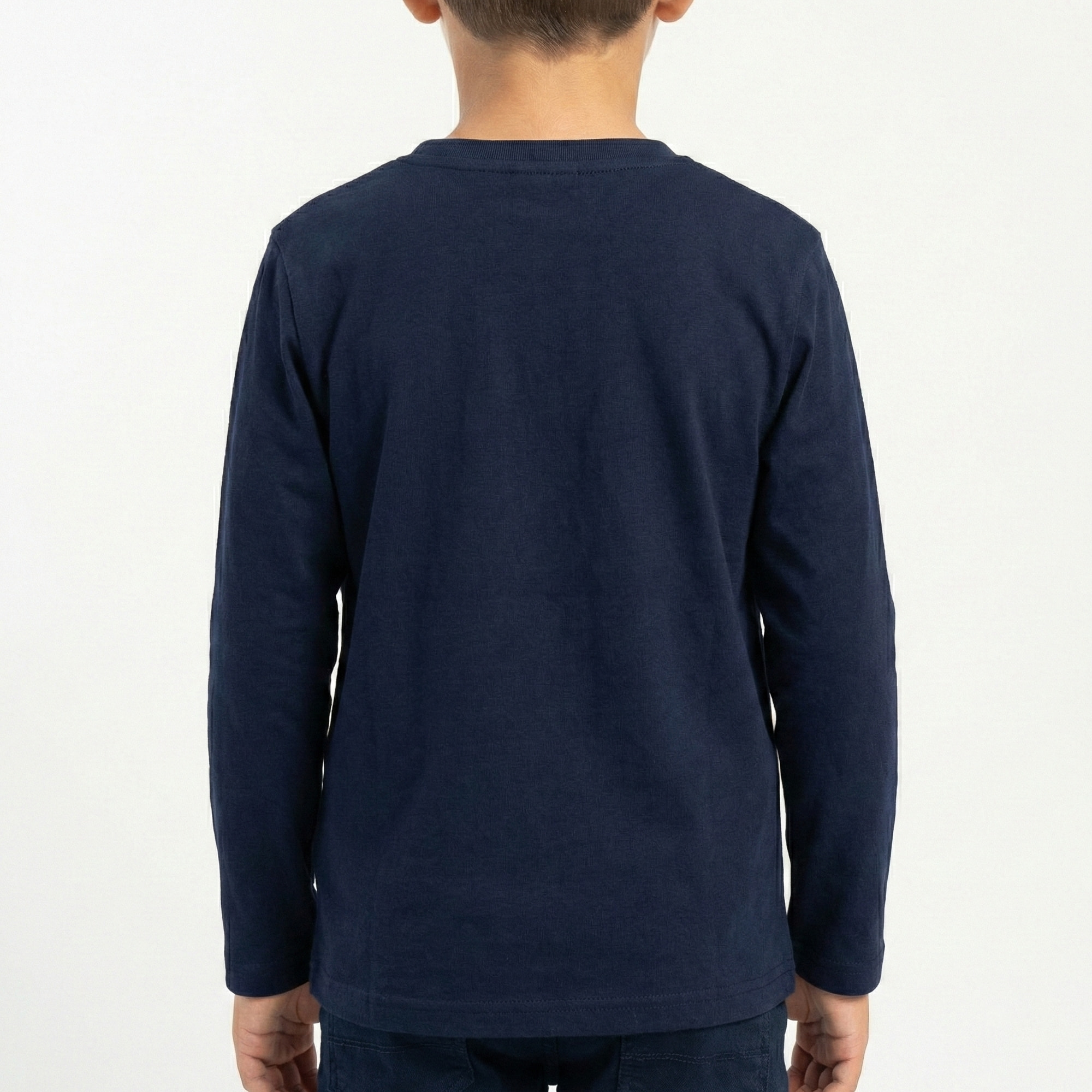 T-shirt maniche lunghe con stampa logo