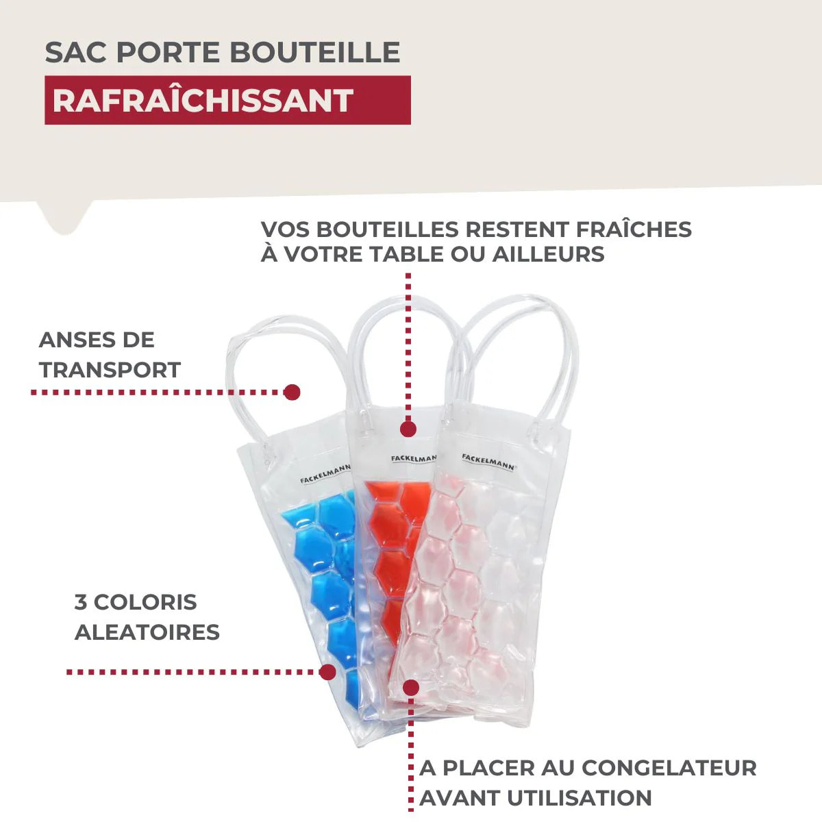 Sac isotherme pour bouteille Fackelmann Bar Concept