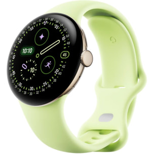 Montre connectée GOOGLE Pixel Watch 4 41mm Champagne/Vert 4G