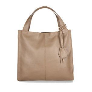 Borsa a spalla da donna - Modello Aelia - Vera pelle - 40.0 x 36.0 x 12.0 cm