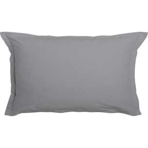 Lot De 2 Taies 100% Coton 57fils Cerise