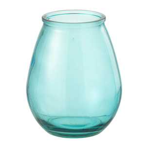 J-Line vase Egg - verre - aqua - small - Ø 19 cm