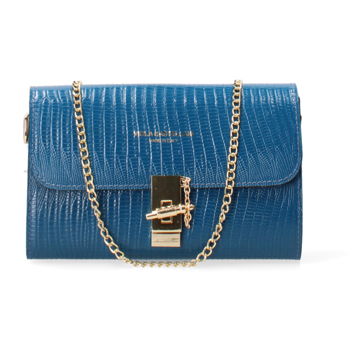 Borsa a mano da donna Made in Italy - Modello Hope - Vera pelle - 23.0 x 13.0 x 5.0 cm