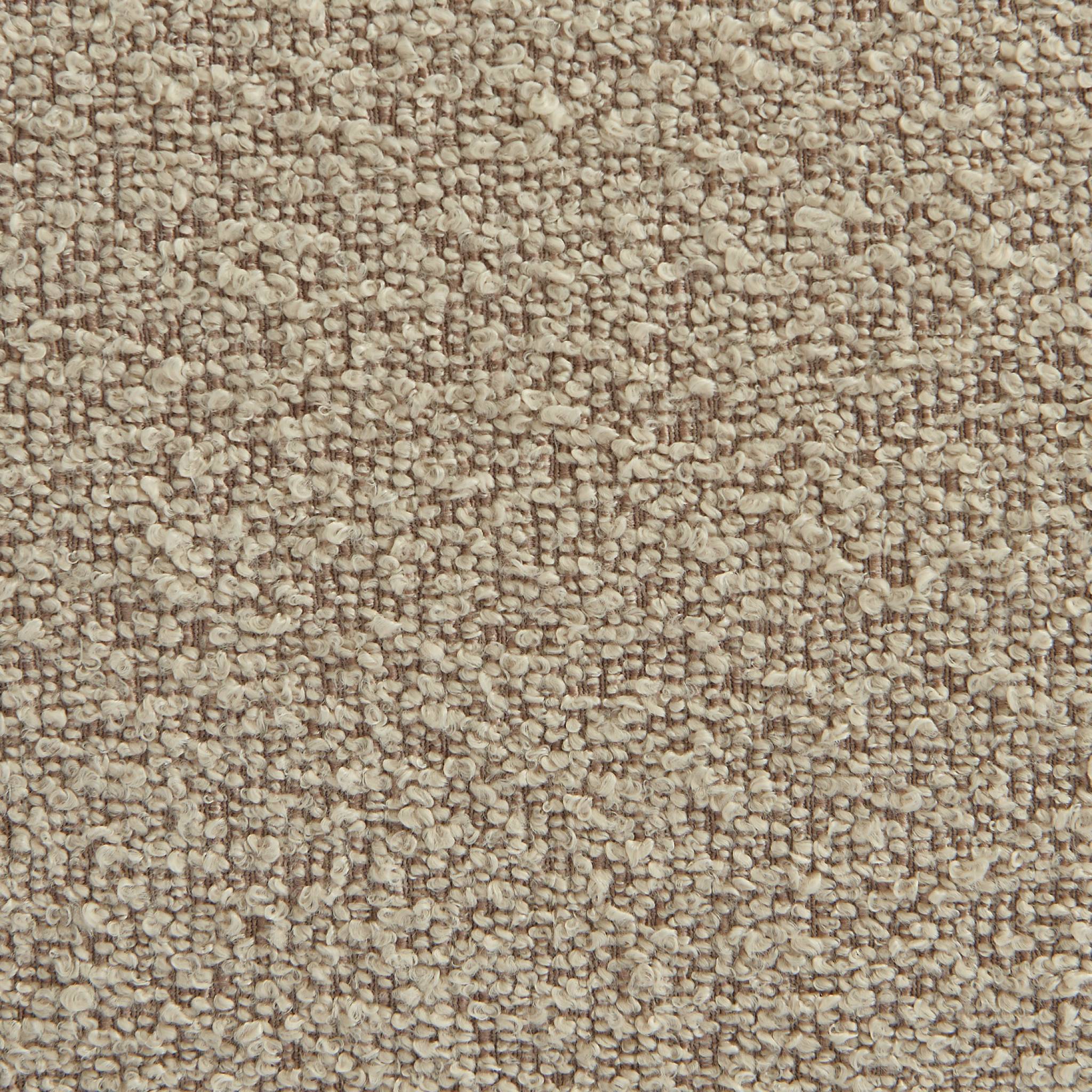 Chauffeuse bouclette texturée 1 place beige L 93 x P 104 x H 85cm - Boni