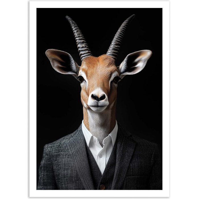 Affiche - Antelope Wild Suits - Philippe Hugonnard