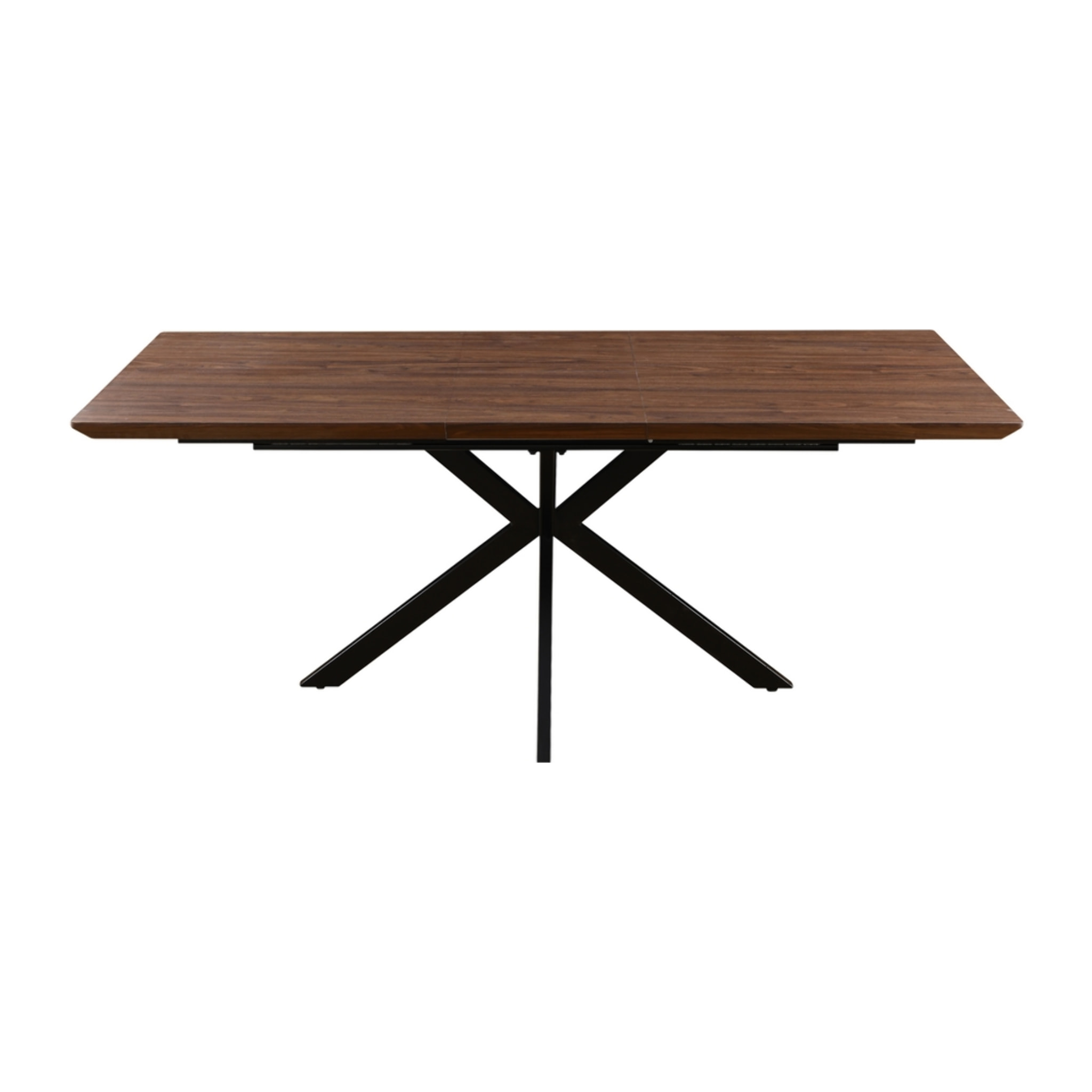 Tavolo da pranzo estendibile 150-190 cm con top effetto noce - Gabry