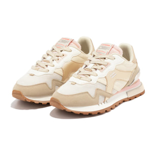 Zapatillas Deportivas Mujer Vibla Zig Patch Beige