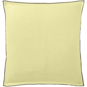 Lot de 2 taies d'oreiller 100% lin lavé 160g beurre