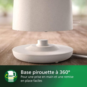 Bouilloire PHILIPS HD9365/10 électrique crème Conscious 1.7L, 2200W